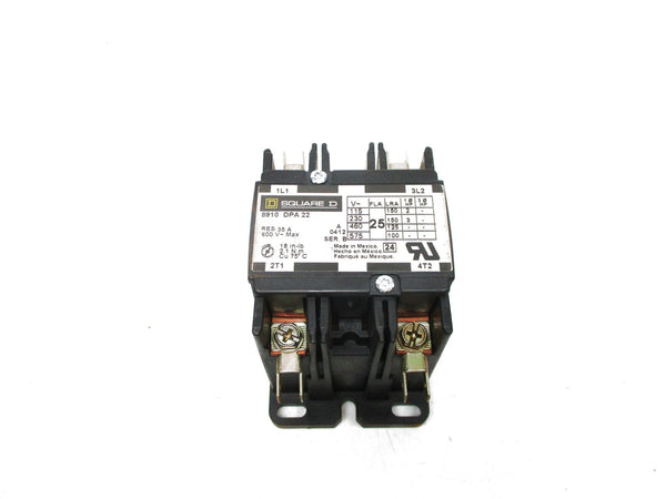 SQUARE D 8910DPA22V02 SER. C 110/120V 25A NSMP