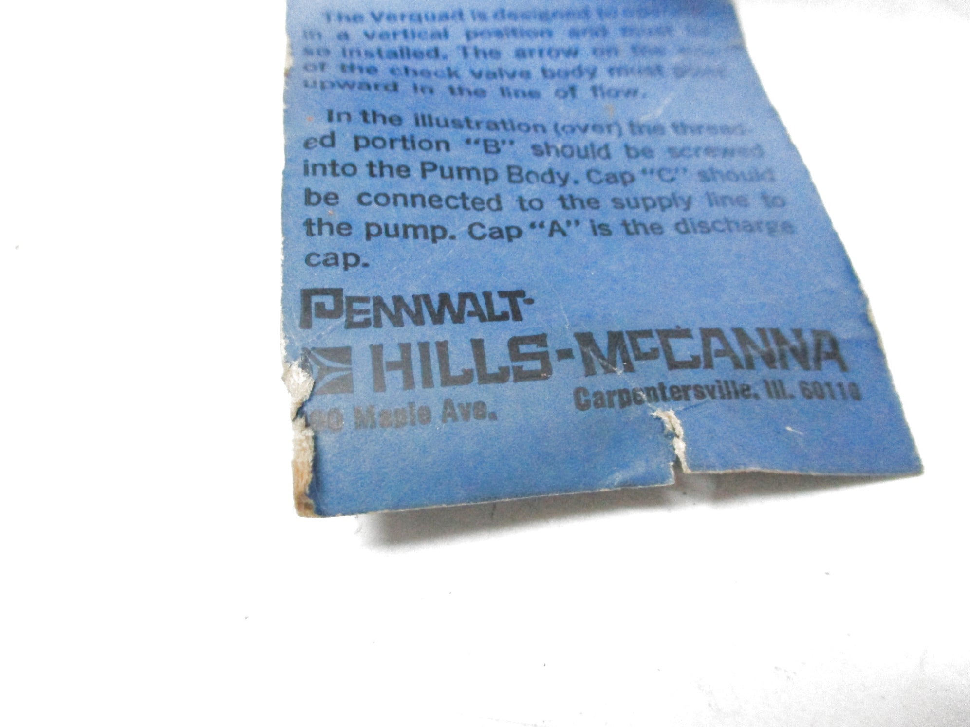 HILLS MCCANNA VU-100 NSNP