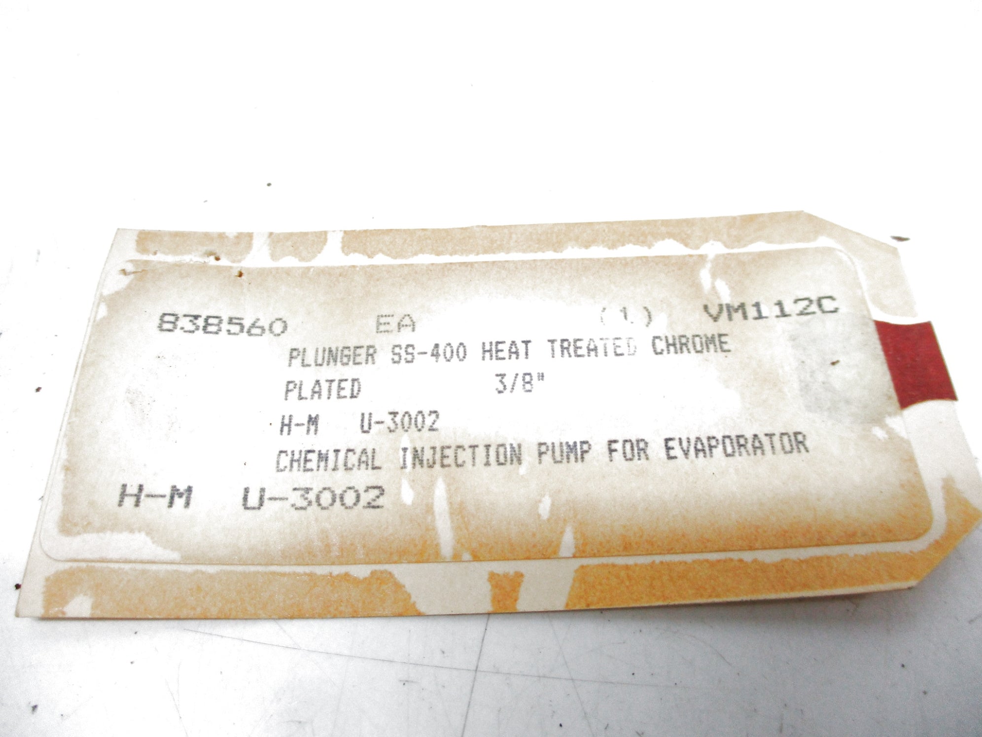 SPARE PART U-3002 UNMP