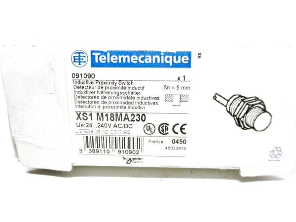 TELEMECANIQUE XS1M18MA230 24-240VAC/DC NSMP