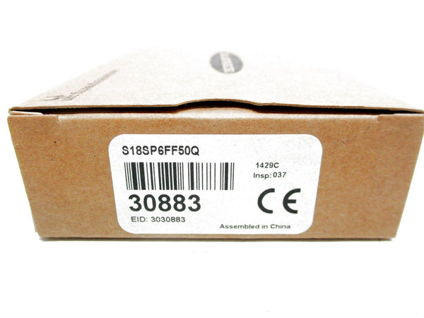 BANNER ENGINEERING S18SP6FF50Q 30883 10-30VDC NSMP