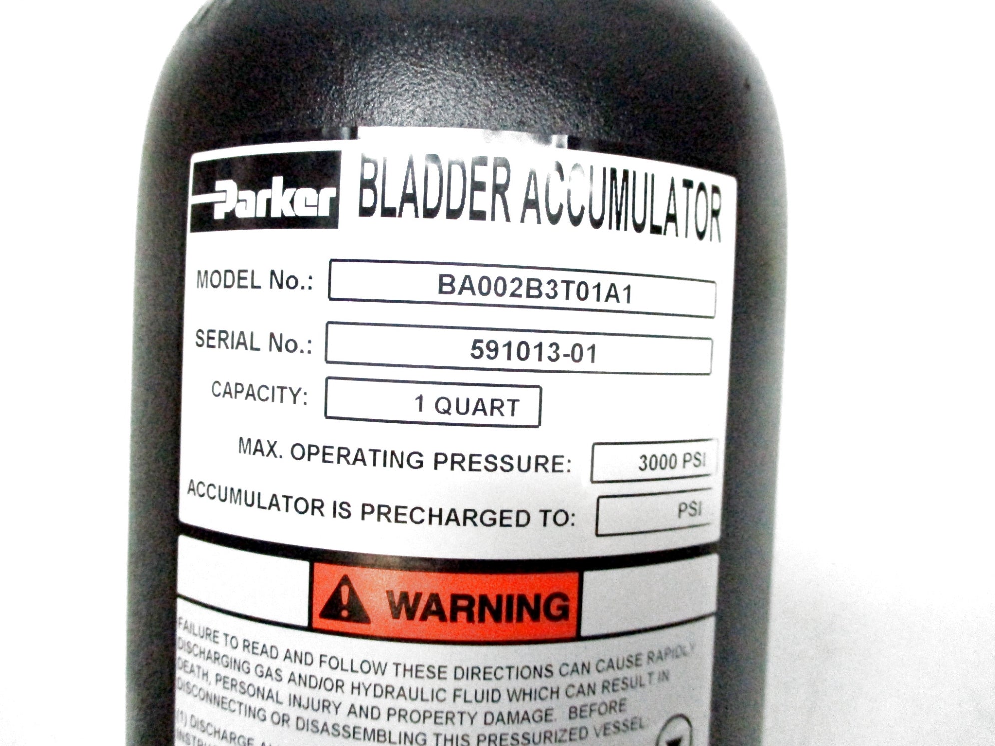 PARKER BA002B3T01A1 3000PSI NSMP