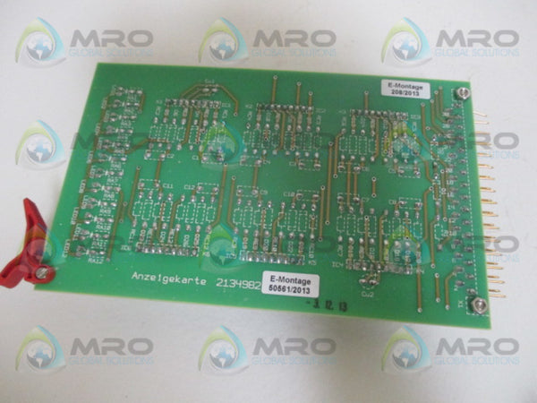 ANZELGERKARTE 2134982 BOARD NSNP