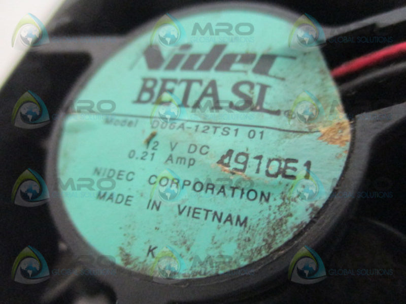 NIDEC BETA SL D06A-12TS1 FAN 12VDC UNMP