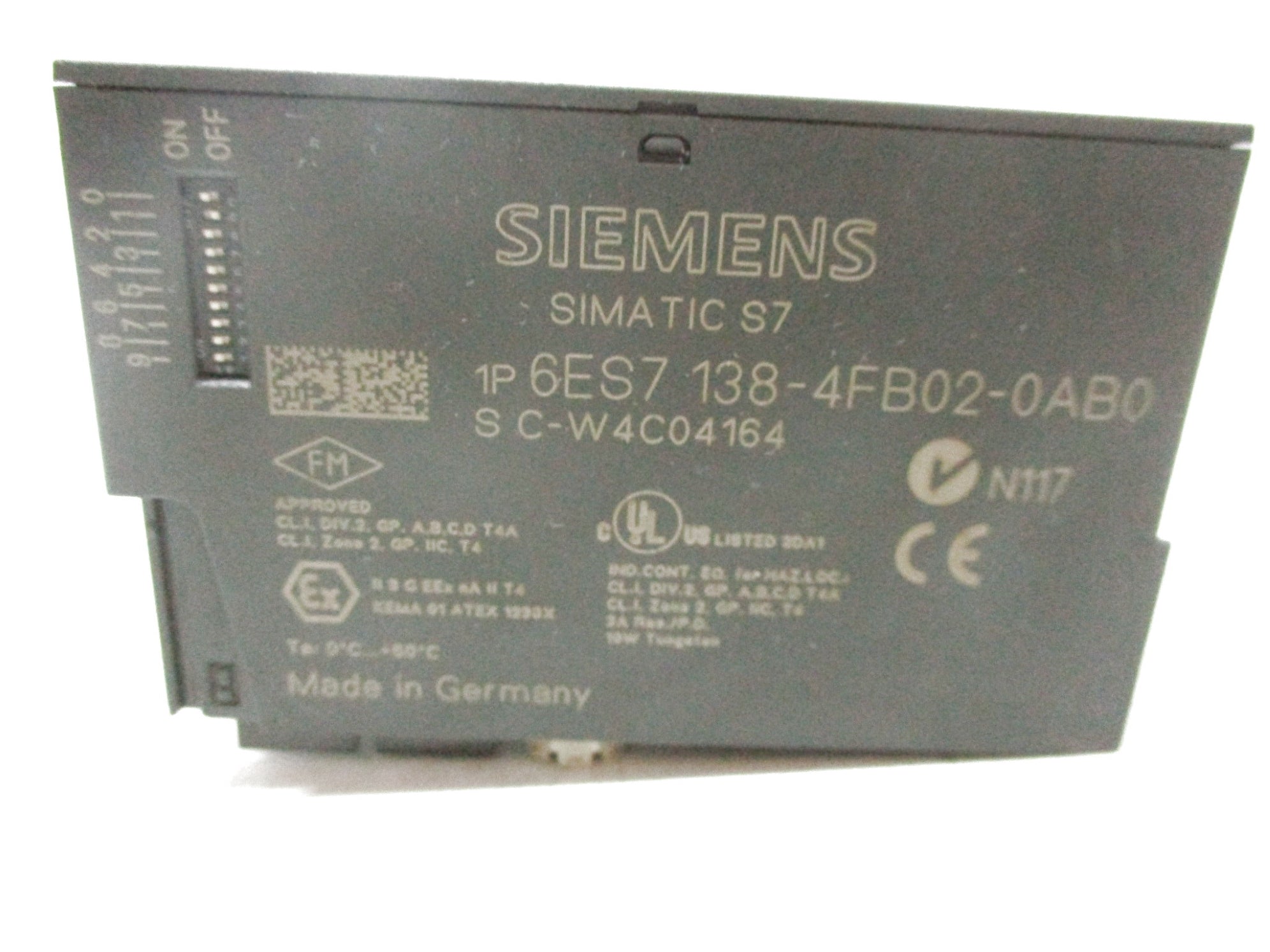 SIEMENS 6ES7138-4FB02-0AB0 24VDC 2A UNMP