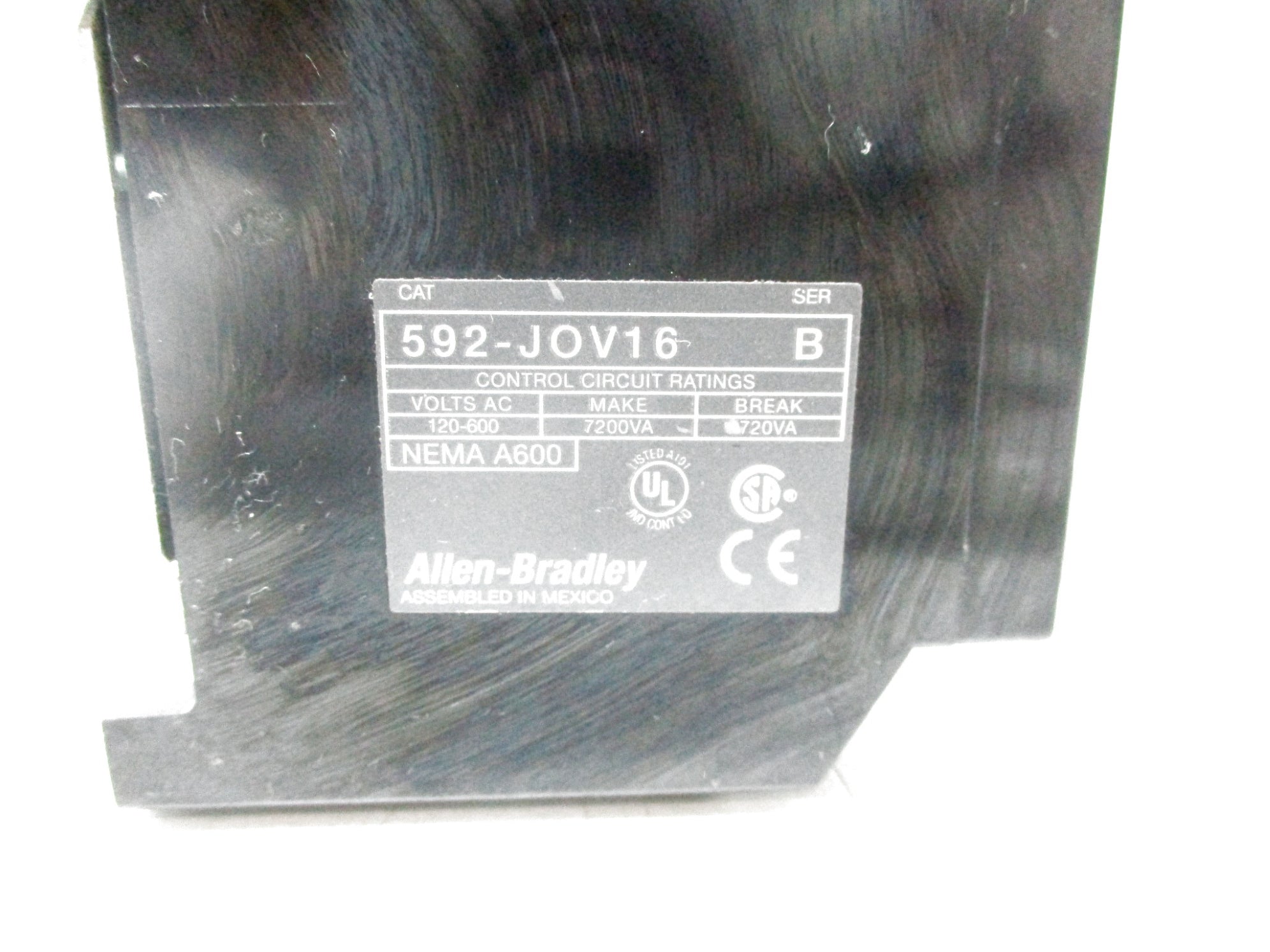 ALLEN BRADLEY 592-JOV16 SER. B 120-600VAC UNMP