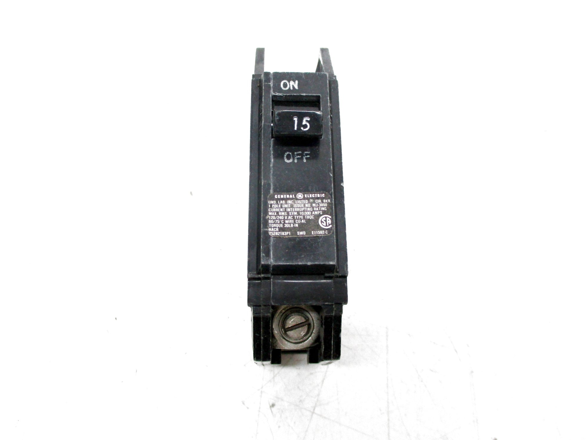 GENERAL ELECTRIC THQC115 120/240VAC 15A UNMP