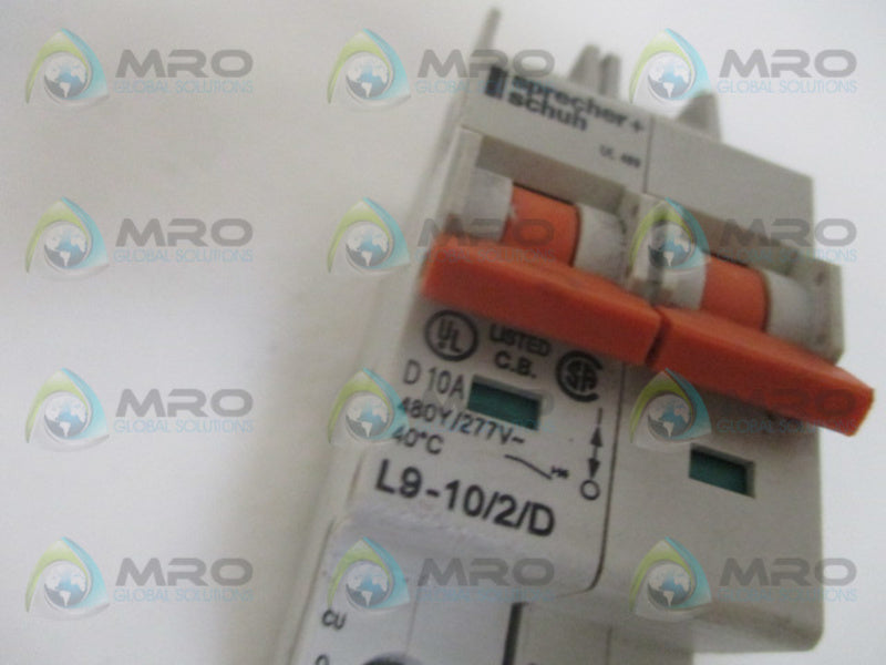 SPRECHNER + SCHUH L9-10/2/D CIRCUIT BREAKER 10A UNMP
