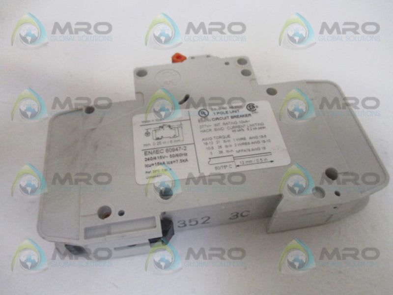 SPRECHNER + SCHUH L9-3/1/C CIRCUIT BREAKER 3A UNMP