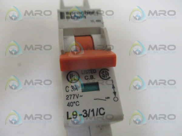 SPRECHNER + SCHUH L9-3/1/C CIRCUIT BREAKER 3A UNMP