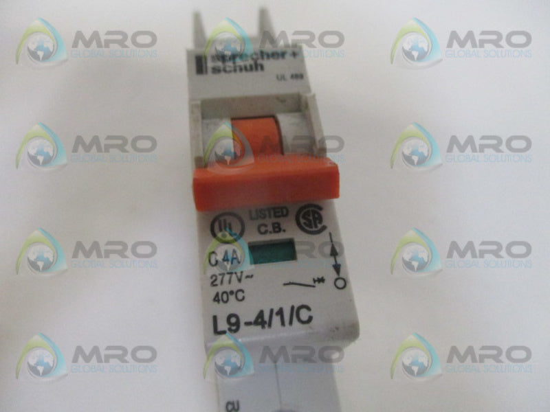 SPRECHNER + SCHUH L9-4/1/C CIRCUIT BREAKER 4A UNMP