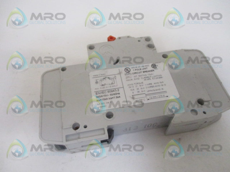 SPRECHNER SCHUH L9-10/1/C CIRCUIT BREAKER 10A UNMP