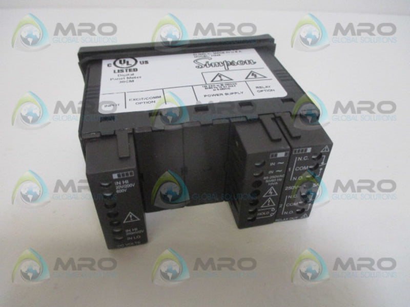 SIMPSON 16M2394 H345-2-13-0-2-0 DIGITAL PANEL NSMP
