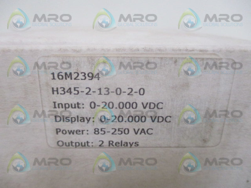 SIMPSON 16M2394 H345-2-13-0-2-0 DIGITAL PANEL NSMP