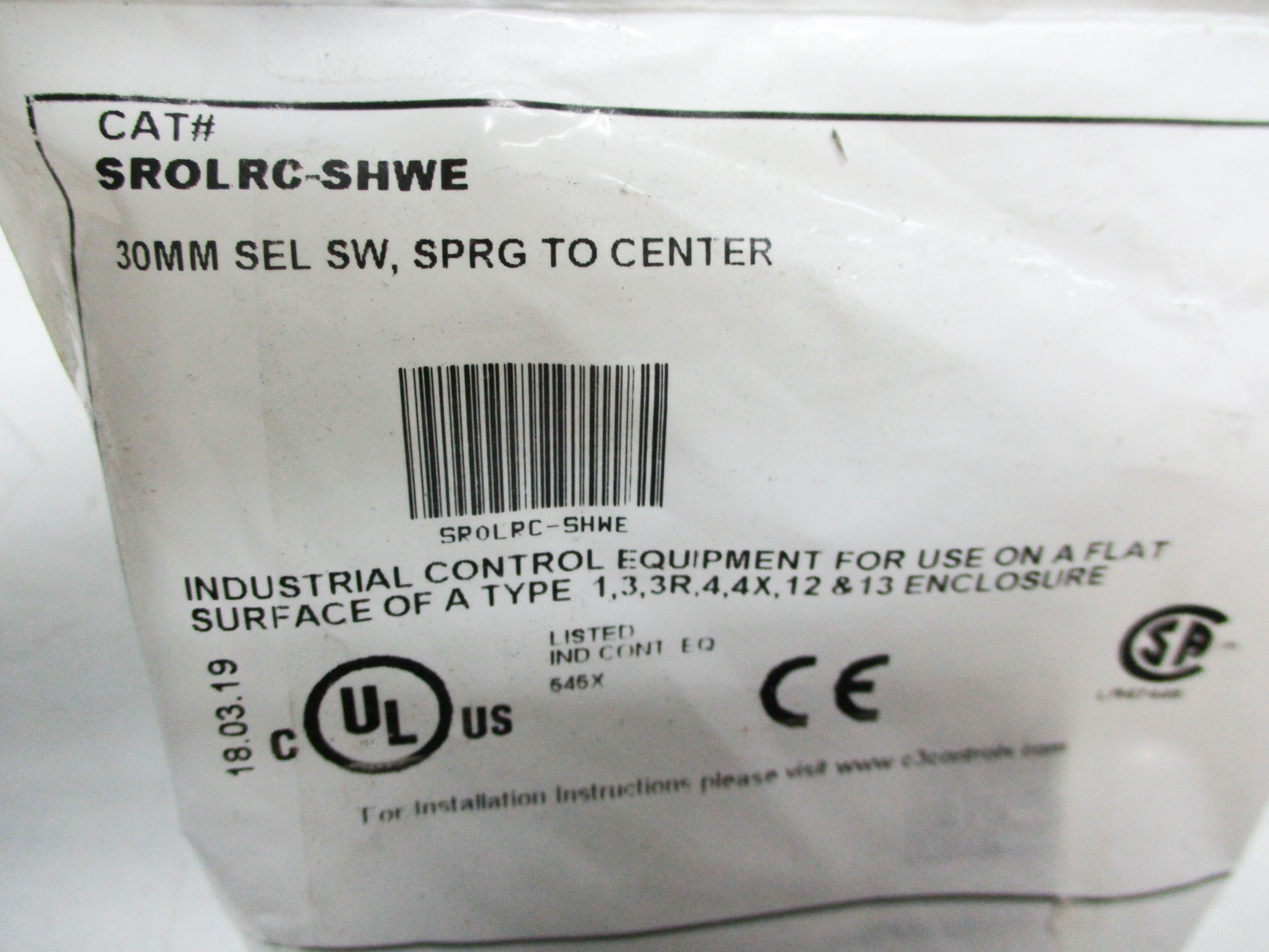 C3CONTROLS SROLRC-SHWE NSMP