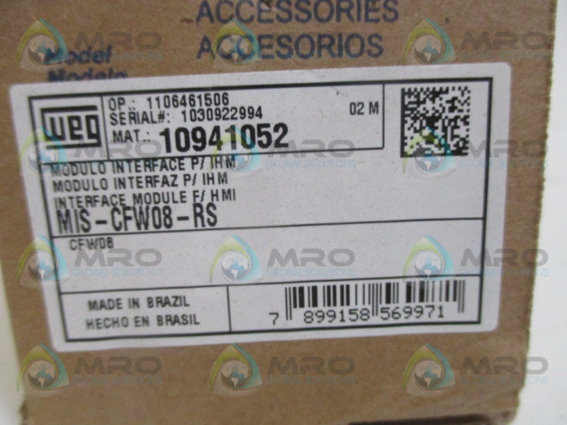 WEG MIS-CFW08-RS ACCESSORY NSMP