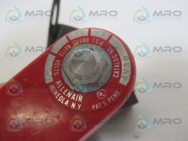 ALLENAIR 4VS0 SOLENOID VALVE 120V UNMP