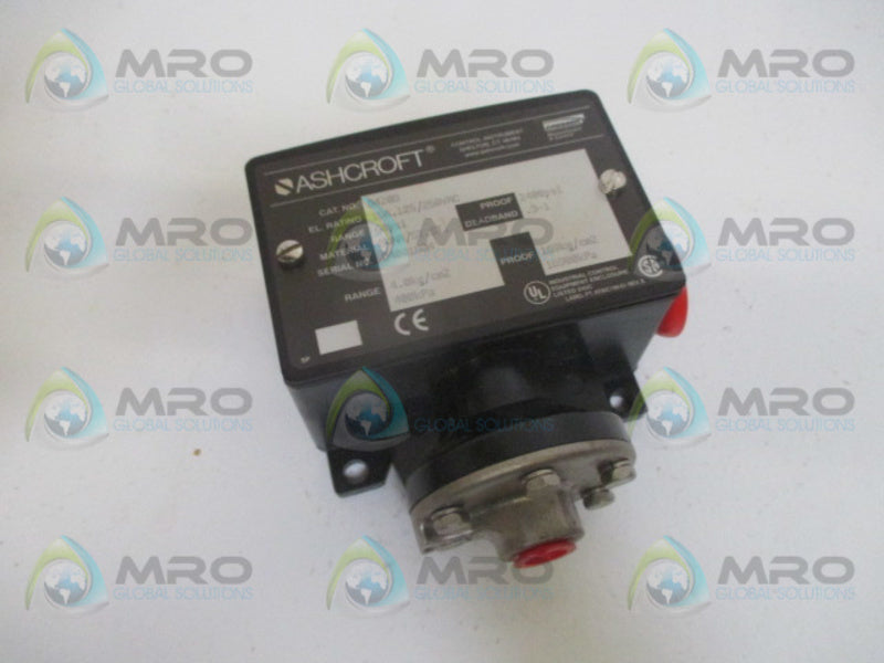 ASHCROFT B420B PRESSURE SWITCH 100PSI NSNP