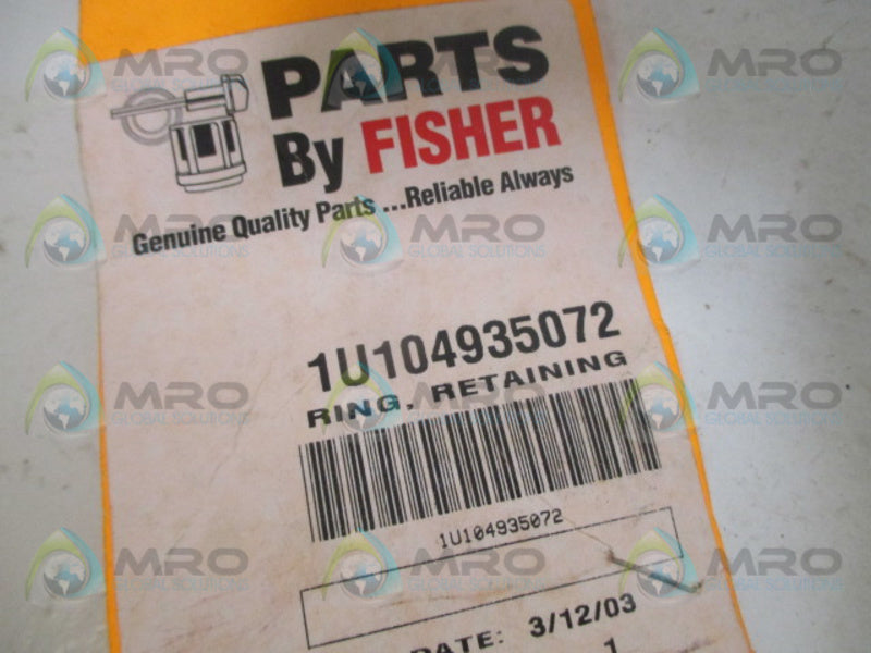 FISHER 1U104935072 RETAINING RING NSNP