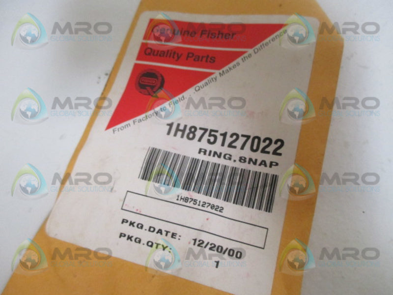 FISHER 1H875127022 SNAP RING NSMP