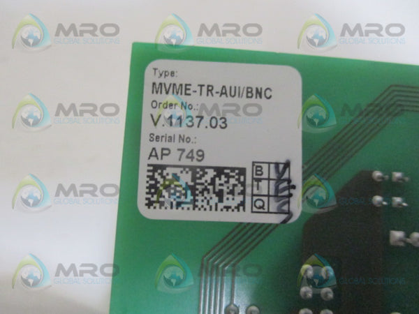MVME-TR-AUI/BNC BOARD NSNP