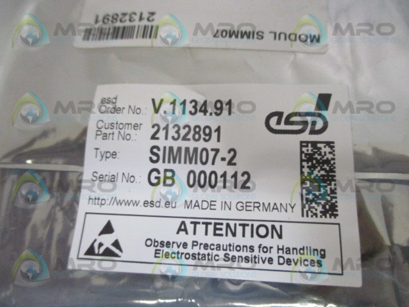 ESD SIMM07-2 MODULE 2132891 NSMP