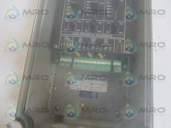 HANSEN LBS ENCLOSURED BOARD 30" PROBE 115V (AS PICTURED) UNMP