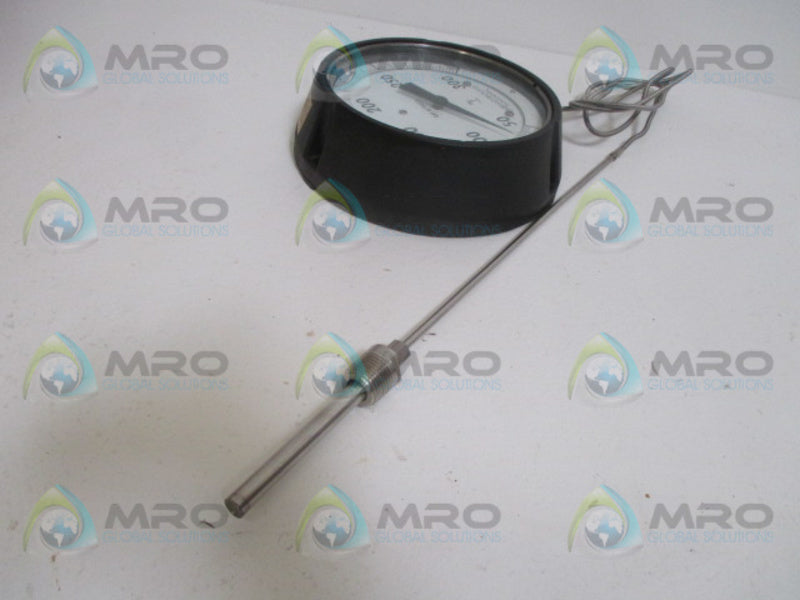 ASHCROFT C-600A-04-C16-B01-A1-L01-AL DIAL THERMOMETER 50/300 F 5FT  NSMP