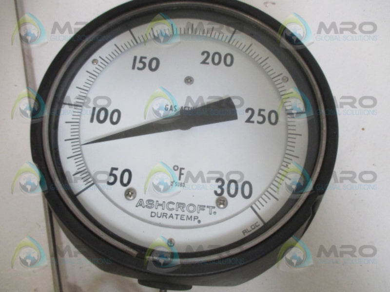 ASHCROFT C-600A-04-C16-B01-A1-L01-AL DIAL THERMOMETER 50/300 F 5FT  NSMP