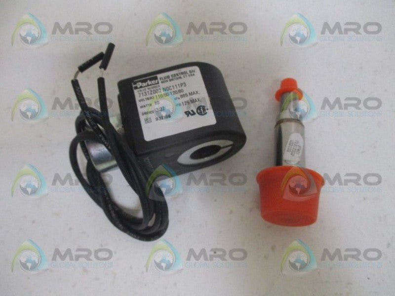 PARKER 7131Z002N0C111P3 SOLENOID 110/120V (AS PICTURED) NSMP