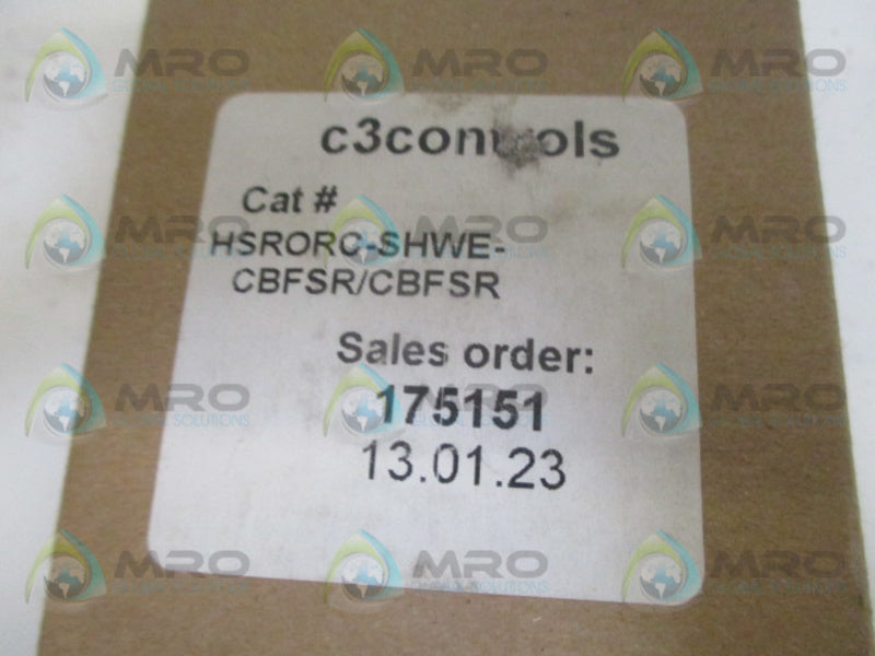 C3CONTROLS HSRORC-SHWE-CBFSR/CBFSR TOGGLE SWITCH NSMP