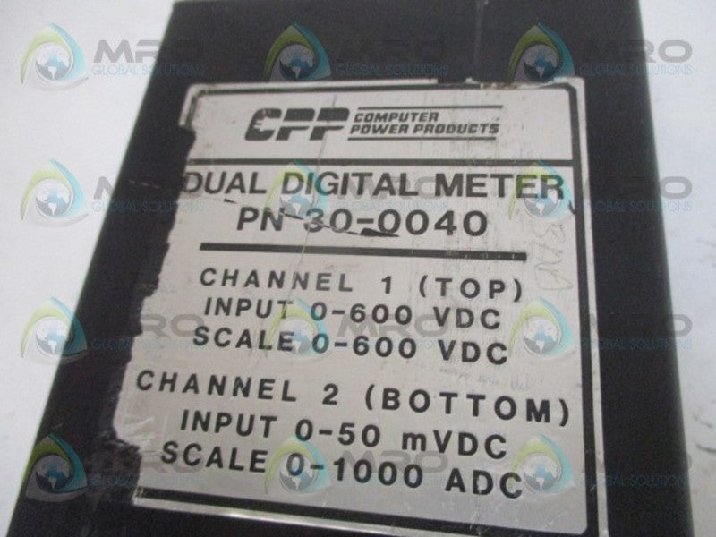 DNH 30-0040 DUAL DIGITAL METER 115V UNMP