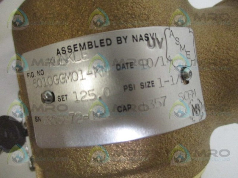 KUCKLE 6010GGM01-KM0125 SAFETY RELIEF VALVE 1-1/2" NSNP