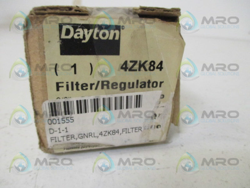 DAYTON 4ZK84 FILTER/ REGULATOR NSMP