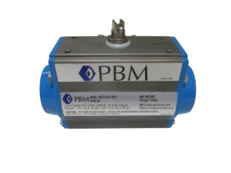 PBM PAVCL453D-0052 PNEUMATIC RACK & PINION ACTUATOR NSNP