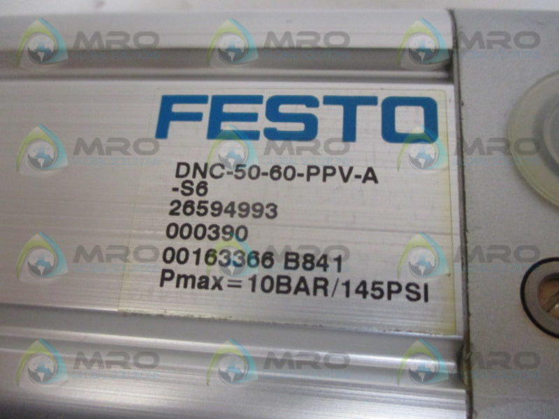 FESTO DNC-50-60-PPV-A-S6 CYLINDER NSNP