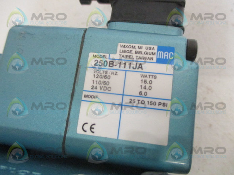 MAC 57D-12-111JA 3-WAY PNEUMATIC VALVE NSNP