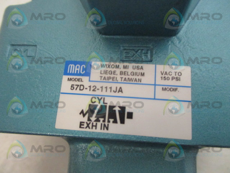 MAC 57D-12-111JA 3-WAY PNEUMATIC VALVE NSNP
