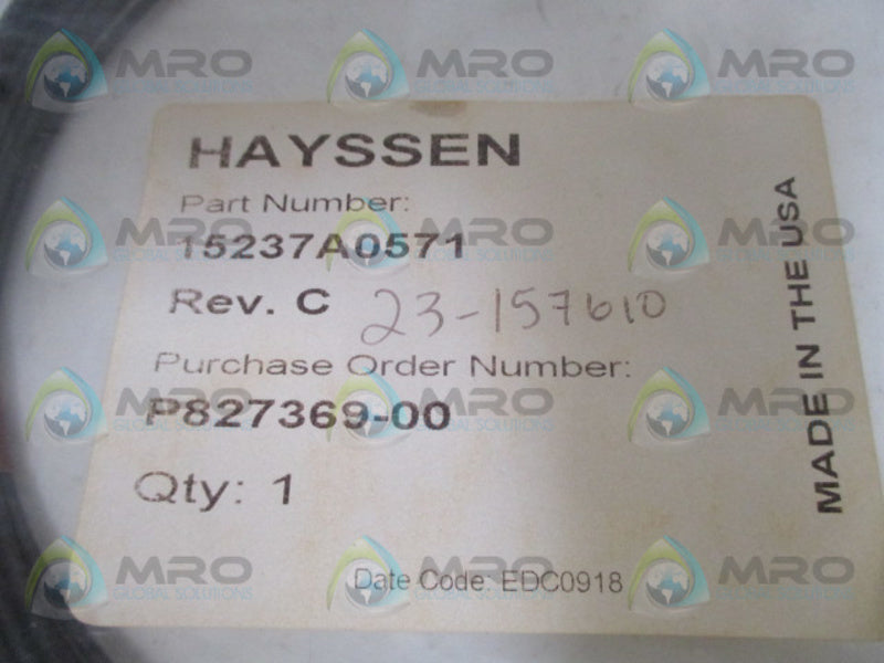 HAYSSEN 15237A0571 REV. C FIBER OPTIC CABLE NSMP