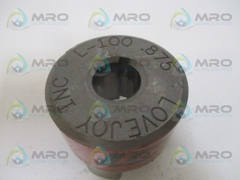 LOVEJOY L-100 COUPLING HUB .875 7/8" NSNP