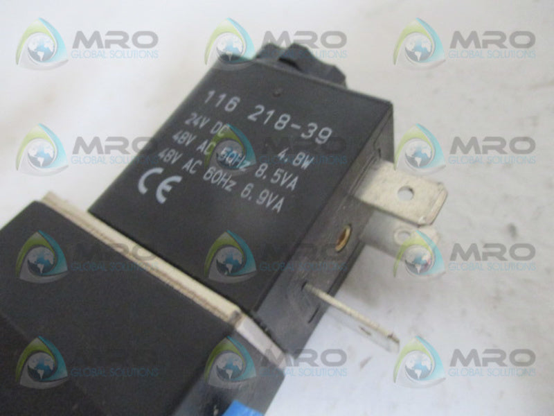 INGERSOLL RAND M813SD-024-D-G DOUBLE SOLENOID VALVE 24VDC NSNP