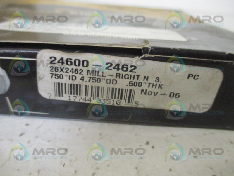 GARLOCK KLOZURE 246D0-2462 MILL RIGHT SEAL NSMP