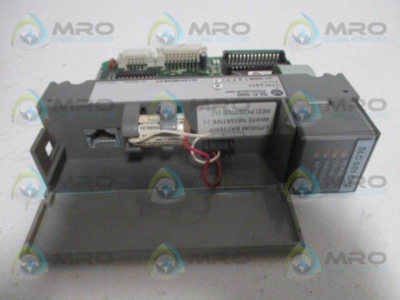 INDUSTRIAL SPARE PART SLC 500 1747-L511 SER. B F/W 3 PROCESSOR UNIT UNMP