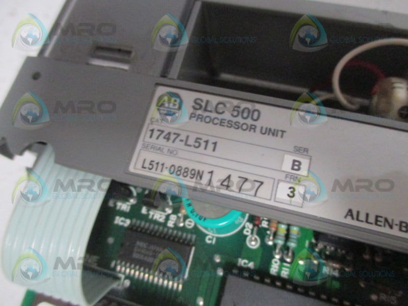 INDUSTRIAL SPARE PART SLC 500 1747-L511 SER. B F/W 3 PROCESSOR UNIT UNMP