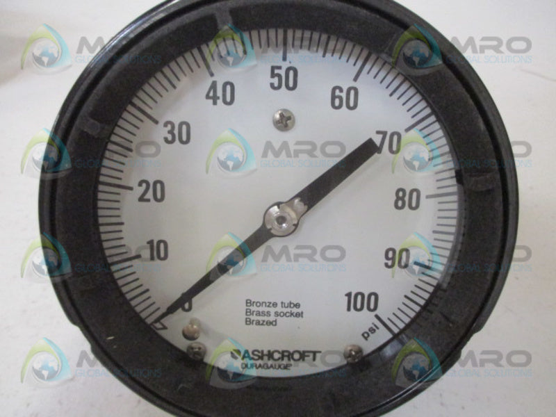 ASHCROFT 1VA-41052-027 GAUGE 100 PSI NSMP