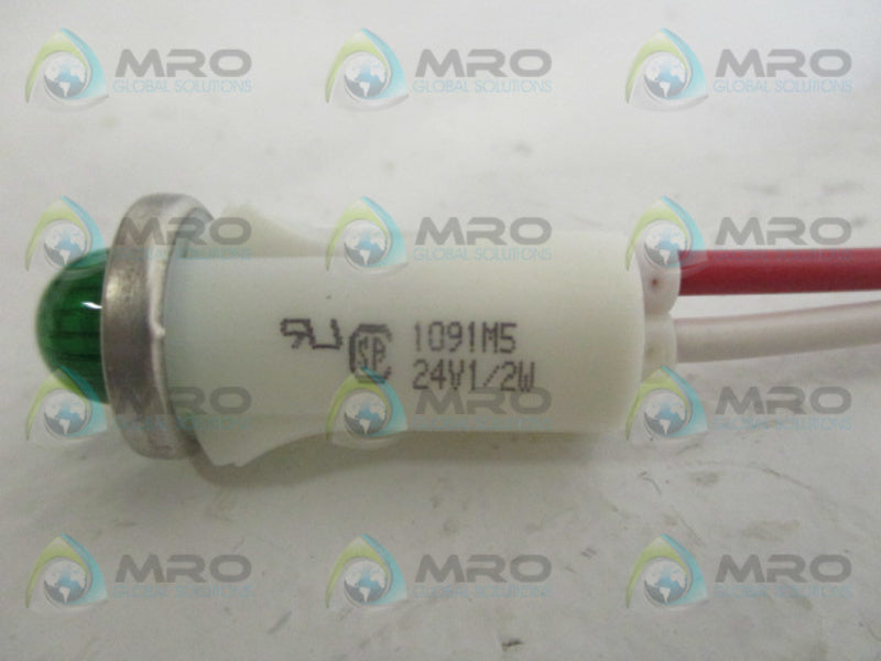 WAMCO 1091M5 GREEN INDICATOR LIGHT 24V NSNP