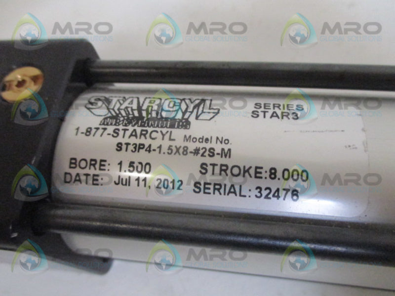 STARCYL ST3P4-1.5X8-#2S-M CYLINDER NSNP