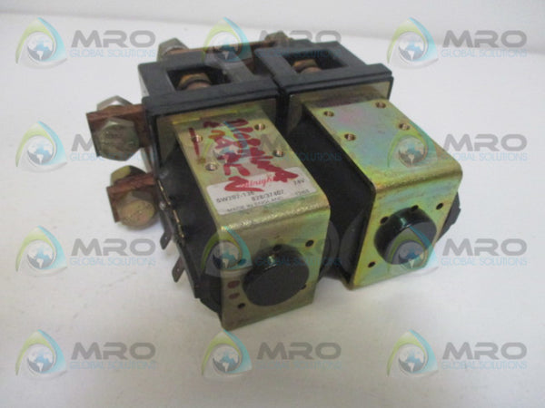 ALBRIGHT SW202-136 REVERSING CONTACTOR 24V UNMP