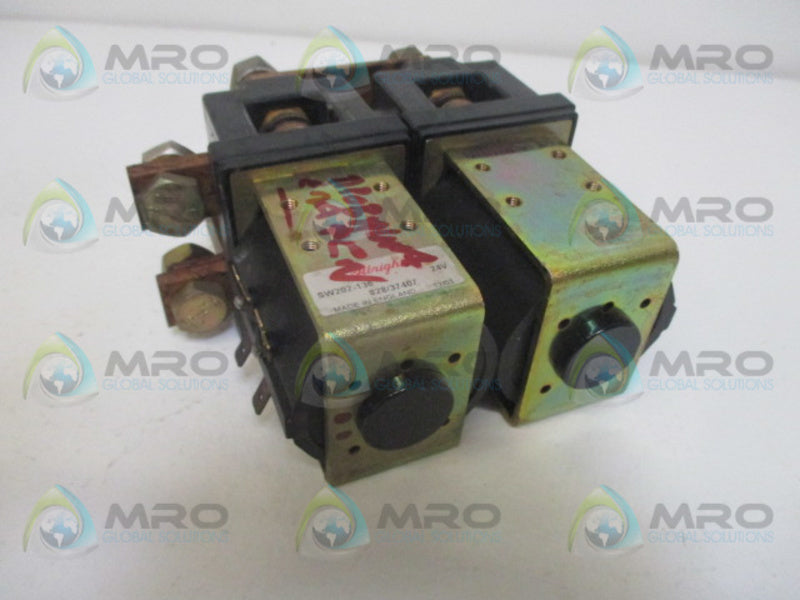 ALBRIGHT SW202-136 REVERSING CONTACTOR 24V UNMP