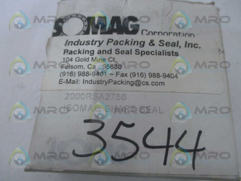ISOMAG 2000RSA2750 SHAFT SEAL NSMP